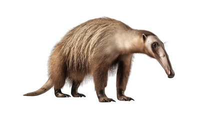 Fototapeta premium Anteater isolated on transparent background