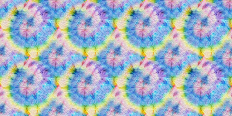Mermaid Psychedelic Kaleidoscope. Seamless. Tye