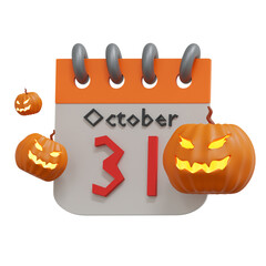 Halloween Date 3D Icon