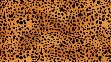 Vector jaguar seamless pattern or leopard fur texture.Generative AI