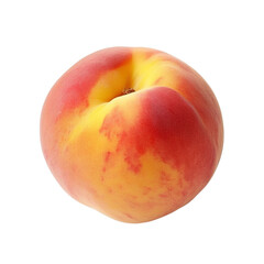 Fototapeta premium Fresh peach isolated on transparent background