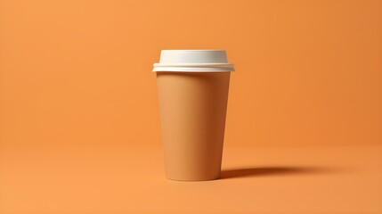 a coffee cup with a lid