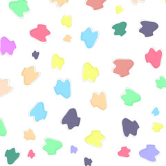seamless background with hearts