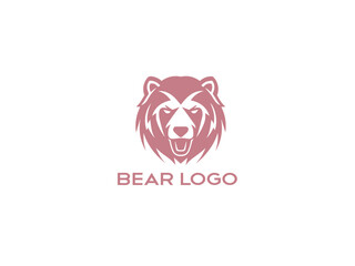 Angry Bear Logo Mascot Template Vector Icon Stock Vector, vector and illustration,