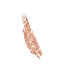 Brush stroke rose gold glitter