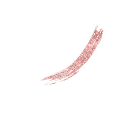 Brush stroke rose gold glitter