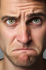 Fototapeta premium close up of human face