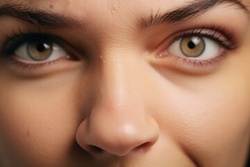 Fototapeta premium close up of human face