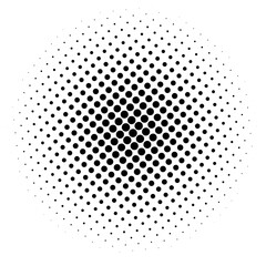 Abstract circle dotted background vector illustration