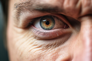 close up of human face