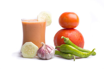 gazpacho and its isolated ingredients