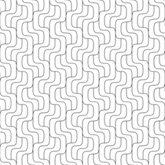 Vector seamless texture. Modern geometric background. A grid of interlacing stripes.