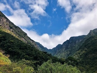 landscape with clouds