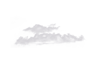 Grey smoke cloud, fog or smokey flare and realistic steam or gas, mist explosion with a powder spray and a design element texture isolated on a transparent and png background