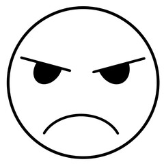 Angry emoji