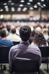  person attending a mental health seminar or workshop.
