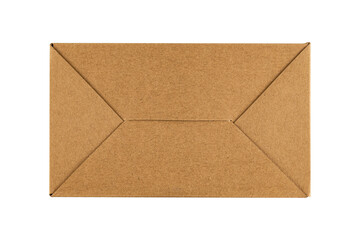 Parcel box isolated on white background.