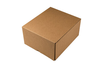 Parcel box isolated on white background.