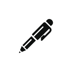 Pen icon isolated on white background