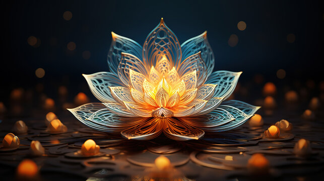 Shub diwali background. Generative Ai