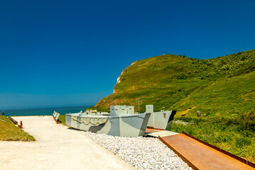 Wunderschöne Entdeckungstour durch die einzigartige Landschaft der Normandie - Mémorial Bruneval...