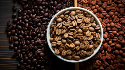 Fototapeta premium coffee beans background