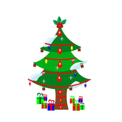 Christmas Tree With Gift Box 