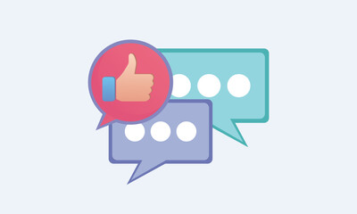 Reviews icon, customer reviews, awareness symbol.on white background.Vector Design Illustration.