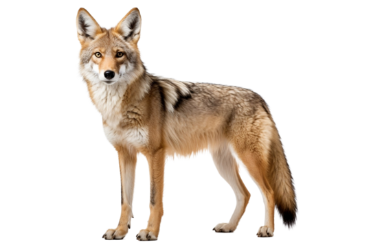 wolf isolated on white background
