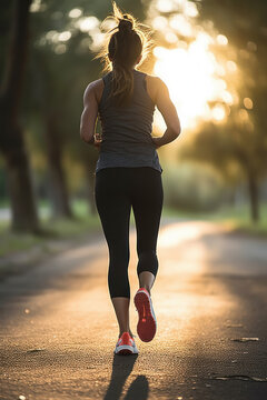 person running outdoor