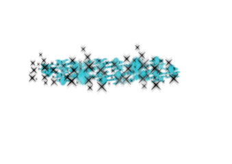 Color shine, diamond and star burst with sparkle, glow and glitter. A bright flare and light of blue, geometric and gemstone or abstract art isolated on a transparent and png background