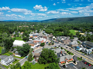 Aerial view of Washingtonville, New York