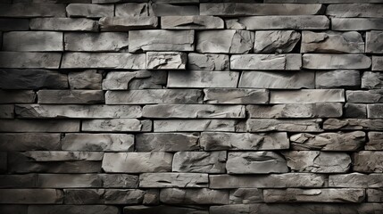 grey  brick wall background or wallpaper  