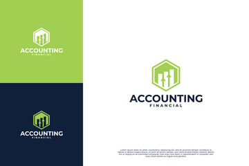 Marketing, finance, sales, media and business logo design.
