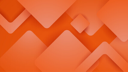 Orange background. space design concept. Decorative web layout or poster, banner.
