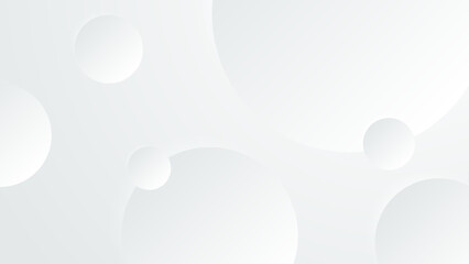 Abstract white background with 3d modern trendy fresh color for presentation design, flyer, social media cover, web banner, tech banner