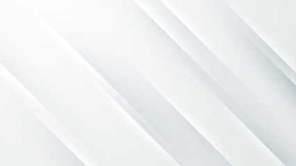 Obraz premium Abstract white geometric shapes 3d background. Vector illustration abstract graphic design banner pattern presentation background wallpaper web template.