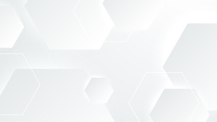 Abstract white background with 3d modern trendy fresh color for presentation design, flyer, social media cover, web banner, tech banner