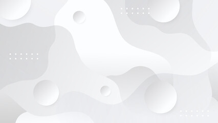 Abstract light gray and white line curve smooth modern wave texture with space background vector illustration