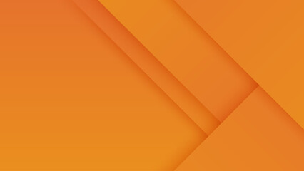 Abstract orange background with 3d modern trendy fresh color for presentation design, flyer, social media cover, web banner, tech banner