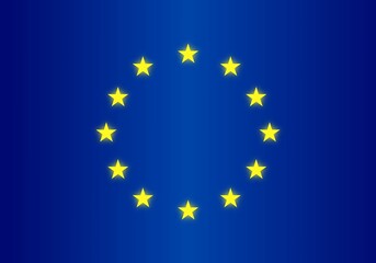 European union flag.
