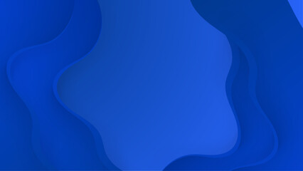 Abstract geometrical blue banner background. illustration vector design