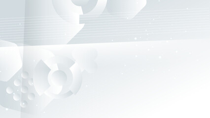 white and grey background. space design concept. Decorative web layout or poster, banner.