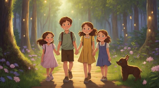 As tr&ecirc;s crian&ccedil;as Timmy, Lily e Max se despedem - Imagem 1