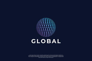 World data logo design inspiration.