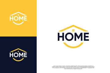 Real estate house logo design inspiration.