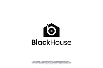 House logo design. Real estate company.