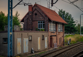 View from seasonal summer night train from Bohumin to Leba and Hel in Poland