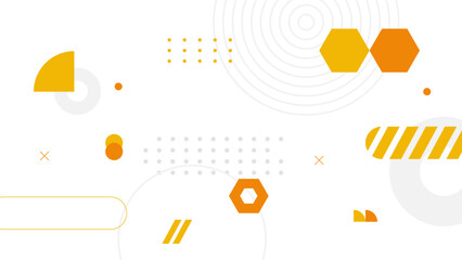 modern abstract frame for background with geometri memphis design