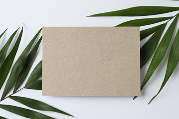 paper with green leaves